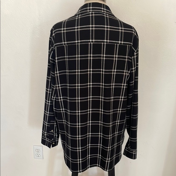 JACHS Girlfriend Black and White Checkered Shirt - Picture 3 of 5